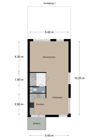 Floorplan - Pastoor Prickaertsstraat 22, 6291 LM Vaals